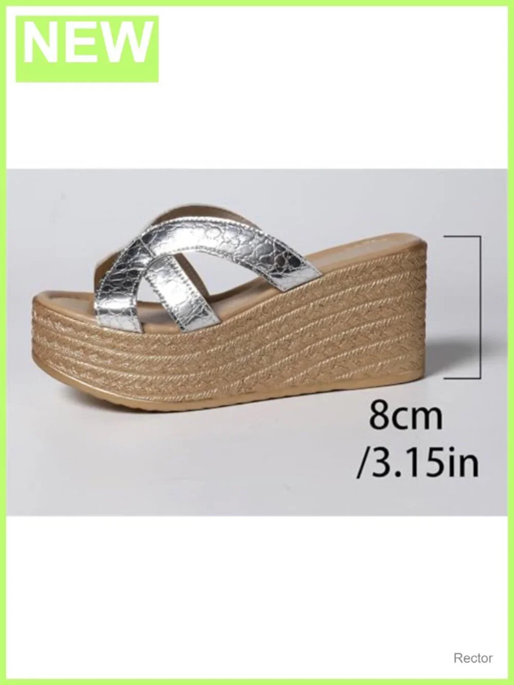 Women's Dressy Wedge Sandals Comfortable Slip On PU Open Toe Orthopedic Walking